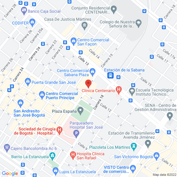 Map of Representaciones Calderón Hernández S. En C.