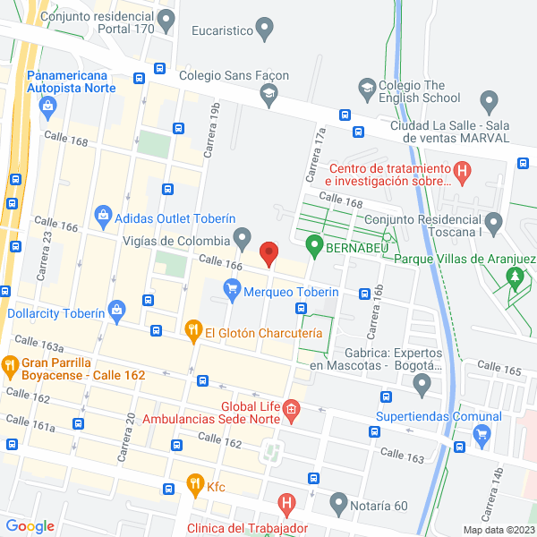 Map of Fundeín