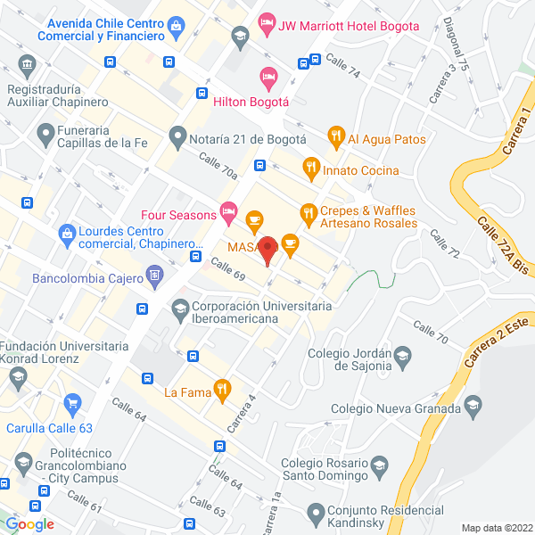 Map of Fundacion Proyectos Tecnovo