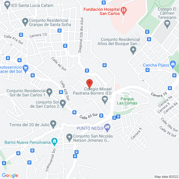 Map of Fundación Victor Braun