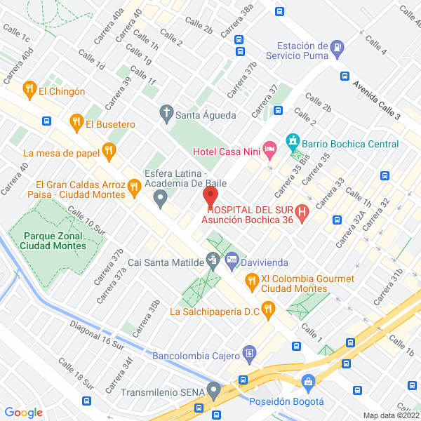 Map of Restaurante Bar San Felipe