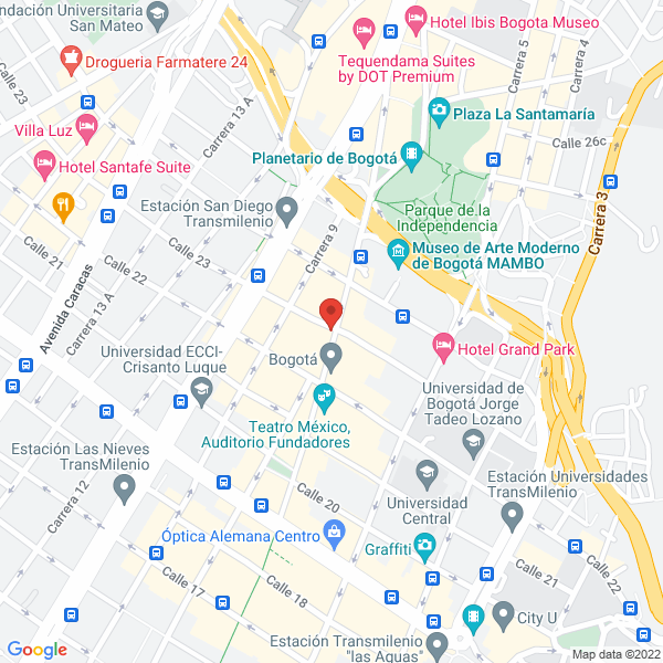 Map of Restaurante Casa Picardías