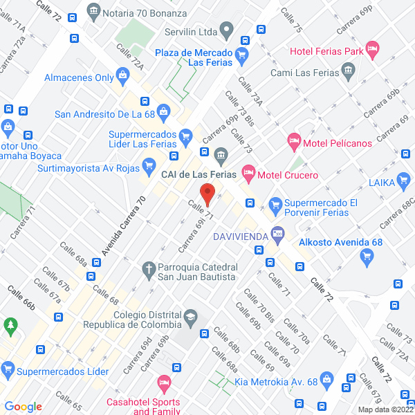 Map of Gaitán & Gaitán Diseñadores E Impresores