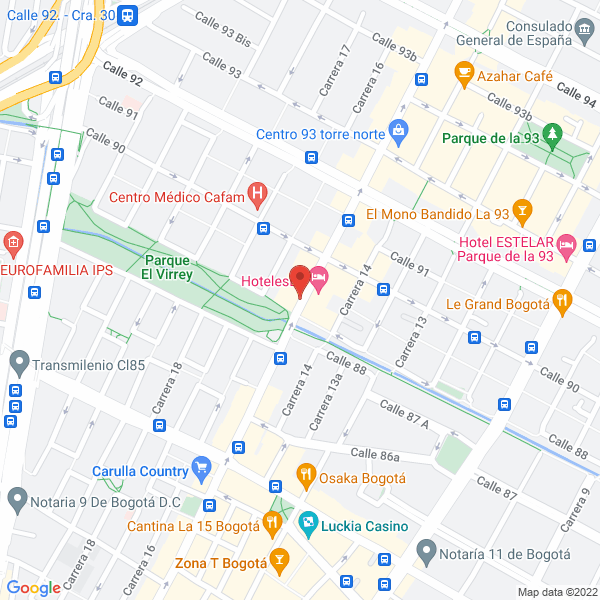 Map of Galeria Moda