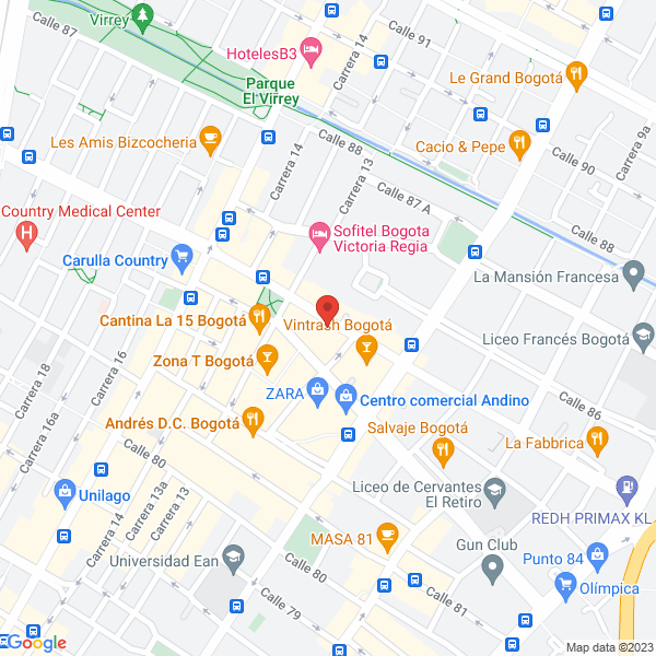 Map of Galy Galeano Producciones Ltda.
