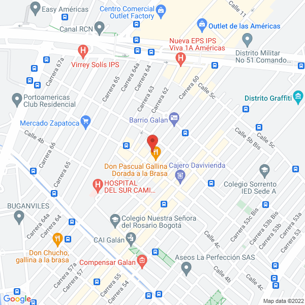 Map of Galy Impresores Ltda.