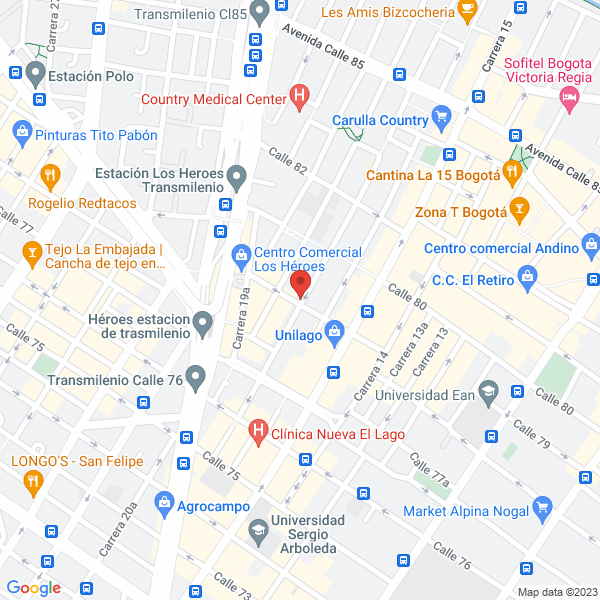 Map of Geofields Ltda.
