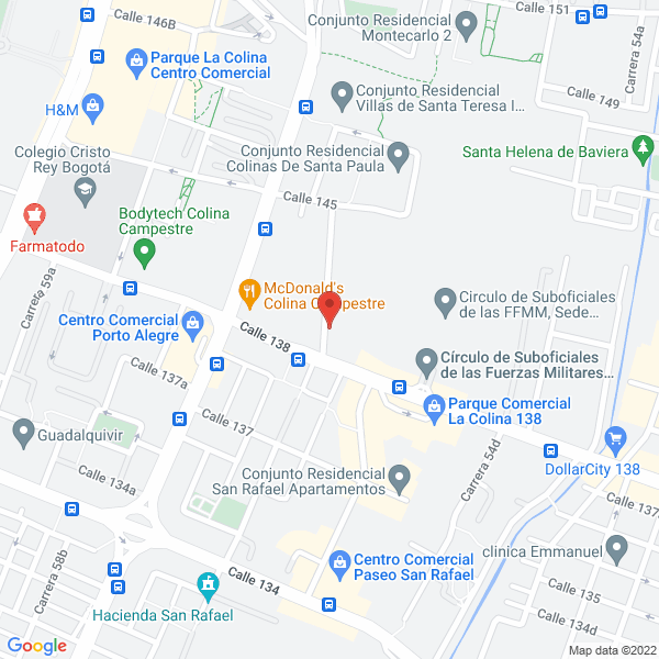 Map of German Puentes Y Cia Ltda