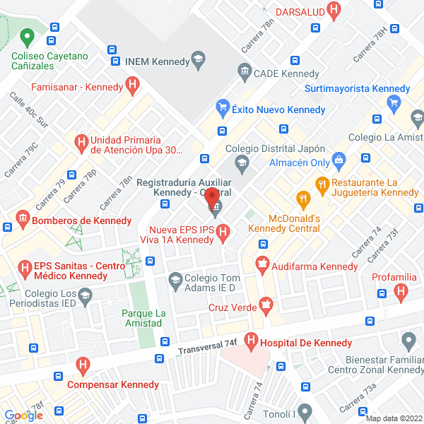 Map of Gestión Humana Outsourcing Gho S.A.S.