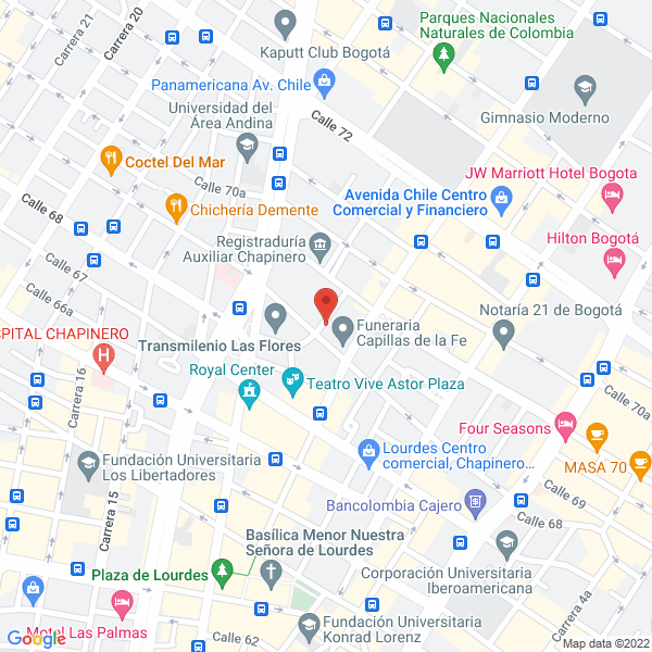 Map of Gh Asesores De Seguros Ltda