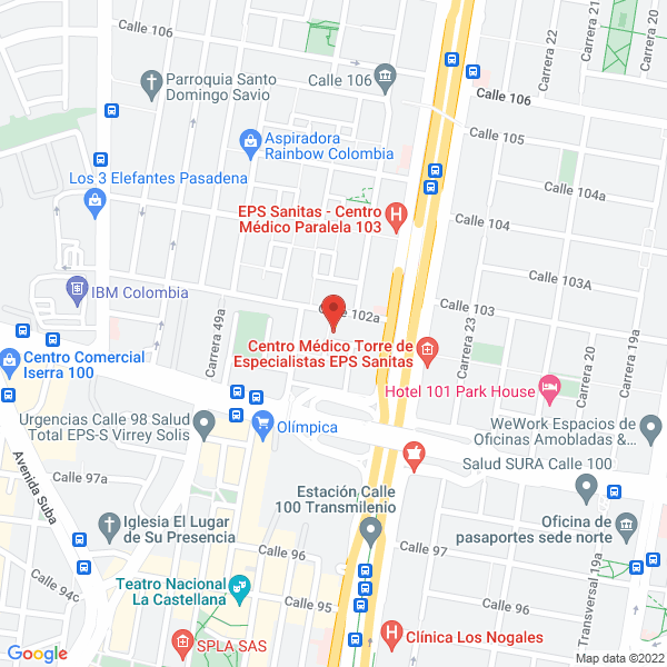 Map of Globalcom Colombia Ltda.