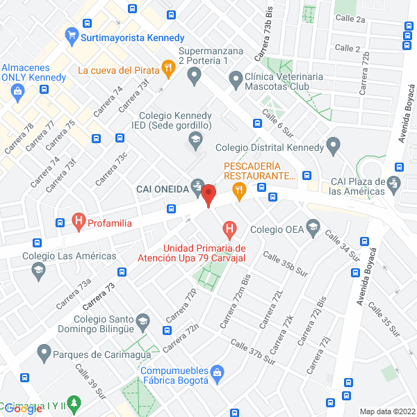Map of Grupo Empresarial Sanfor Ltda.
