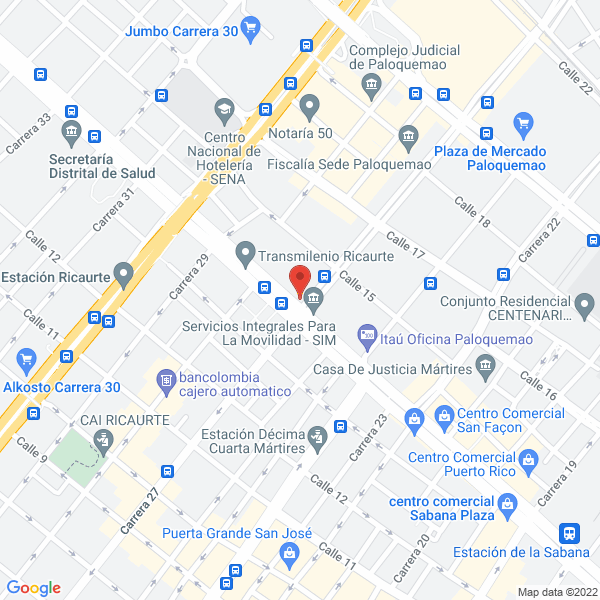 Map of Grupo Industrial Ltda