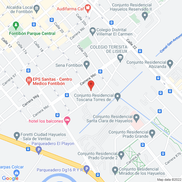 Map of Handamios Tamsa Ltda.