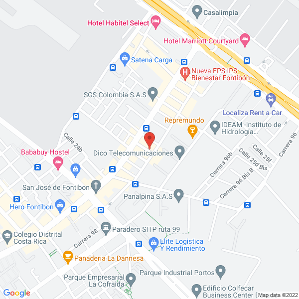 Map of Hard Logistic S.A.S.