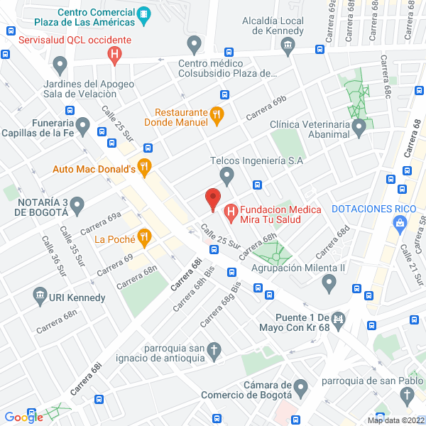 Map of Salon De Recepciones Las Americas