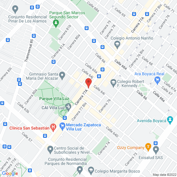 Map of Salón De Recepciones Nueva Granada