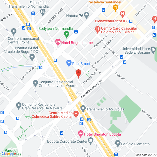 Map of Sanditec Ltda.