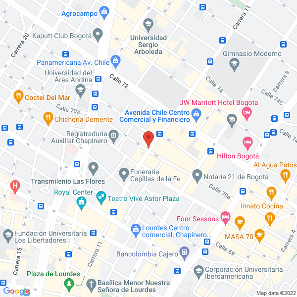 Map of Santa María Eventos S.A.S.