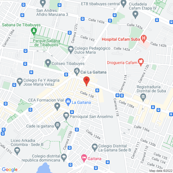 Map of Santy Jhon
