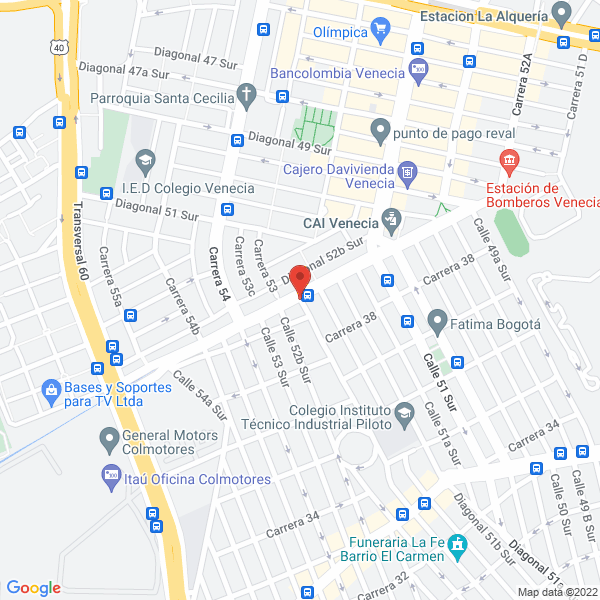 Map of Solo Frenos Venecia
