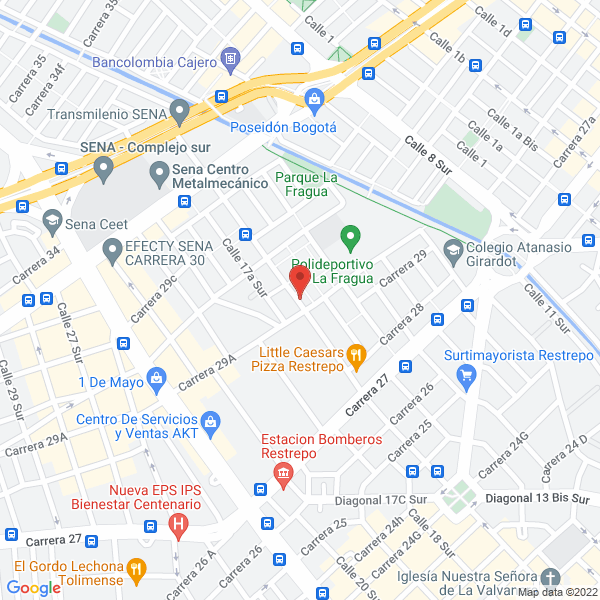 Map of Supermercado Autoservicio Metrópolis