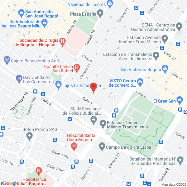 Map of Supermercado El Bohio