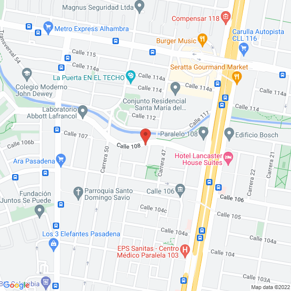 Map of System Byte De Colombia