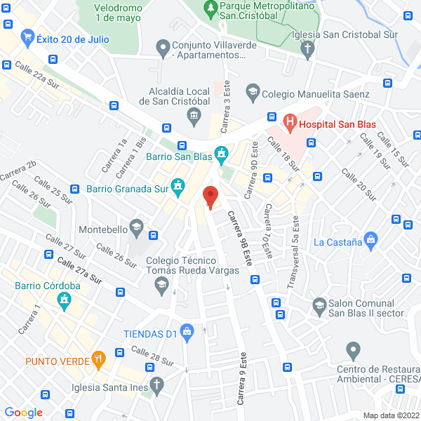 Map of Taller De Ornamentación Arango