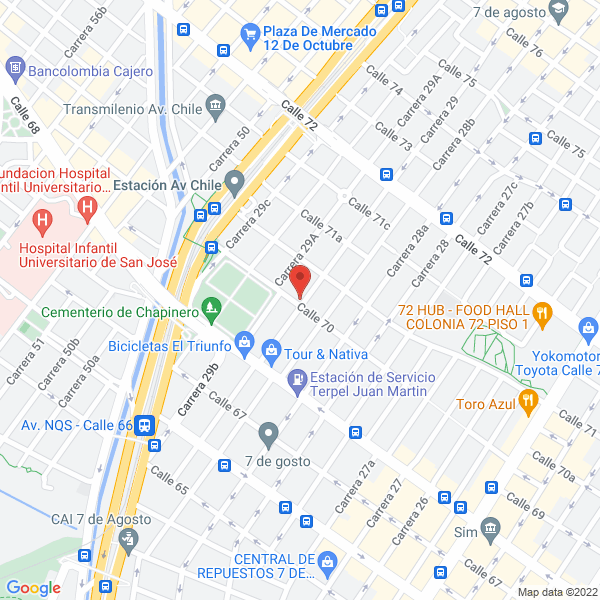 Map of Tecnomotor Asociados