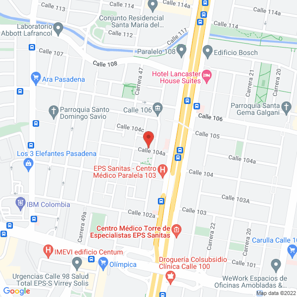 Map of Termoplasticas Dentales De Colombia Ltda