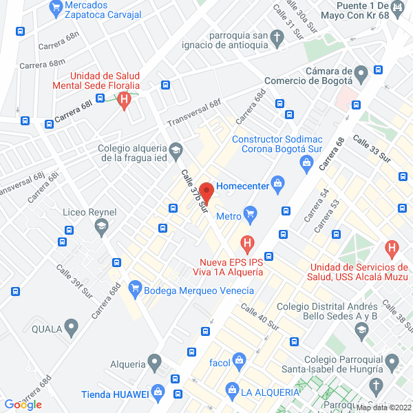 Map of Tradicional Broaster