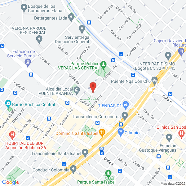 Map of Tramitodo Rodríguez Muñoz