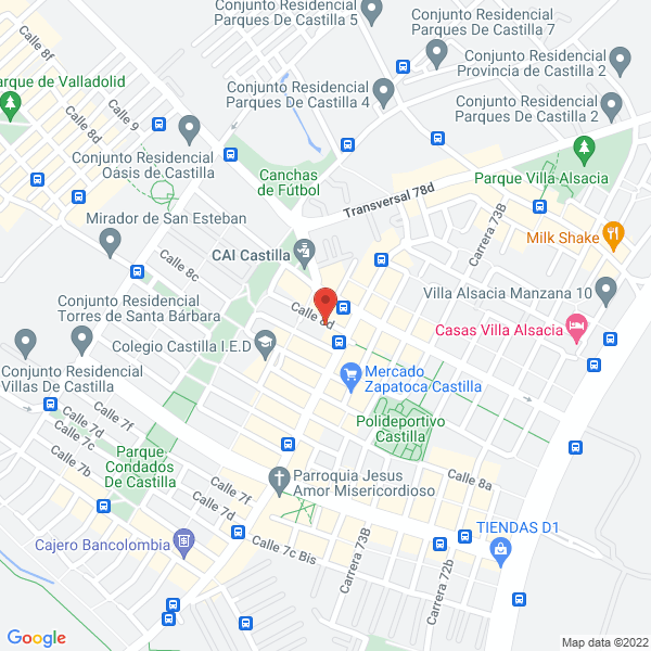 Map of Transporte Acevedo