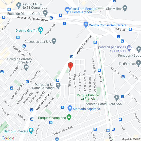 Map of Trial C.G. Ltda.