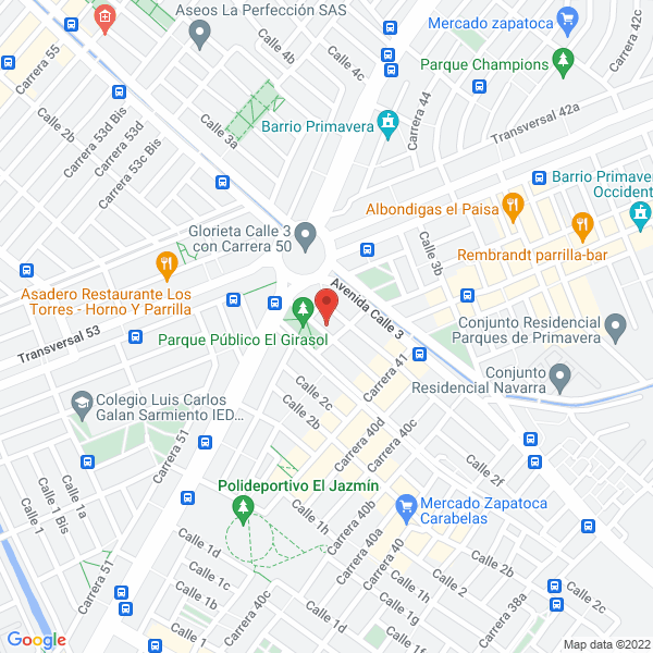 Map of Trio Panamericano