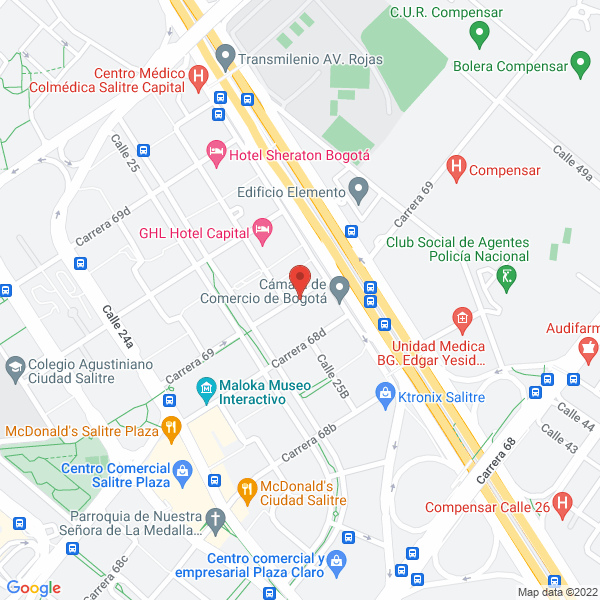 Map of Tritón Cargo Ltda.