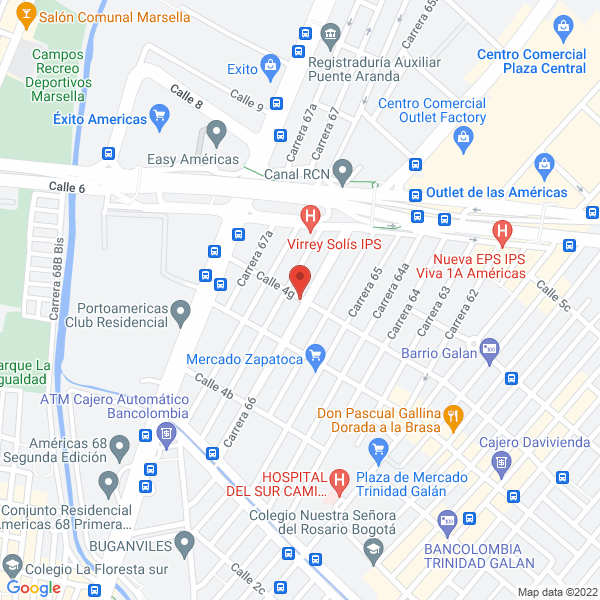 Map of Troqueles Ayala