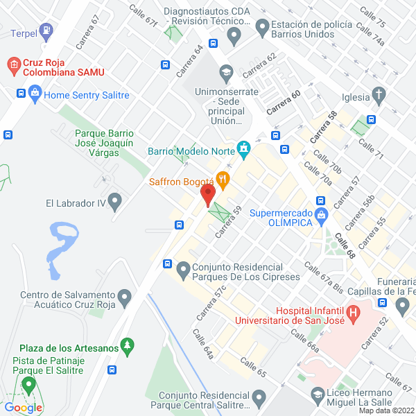 Map of Tu Dulce Compañía