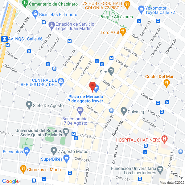Map of Vestidos Bacarli