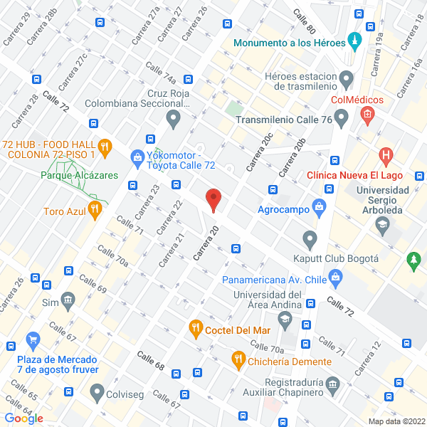 Map of Vestio