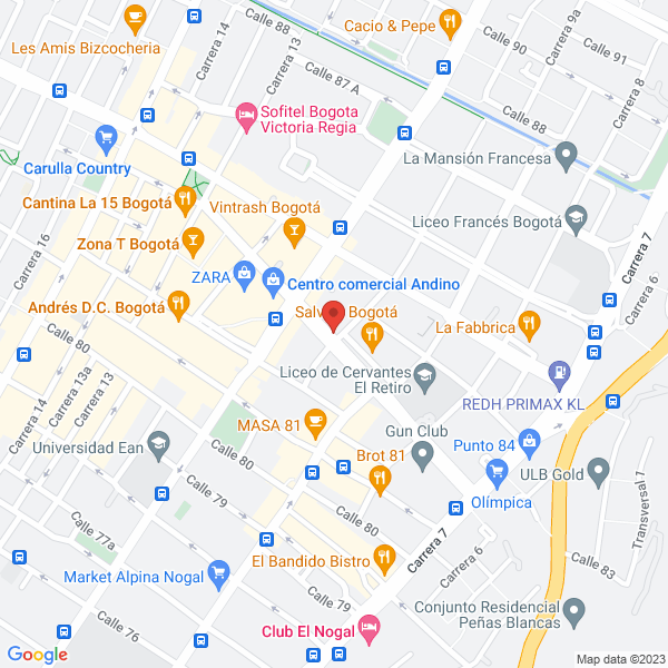 Map of Victoriana Ltda.