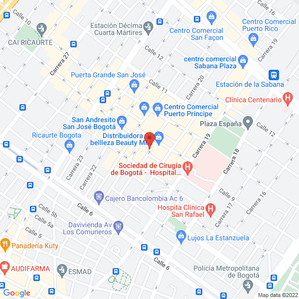 Map of Victorias Company Ltda.