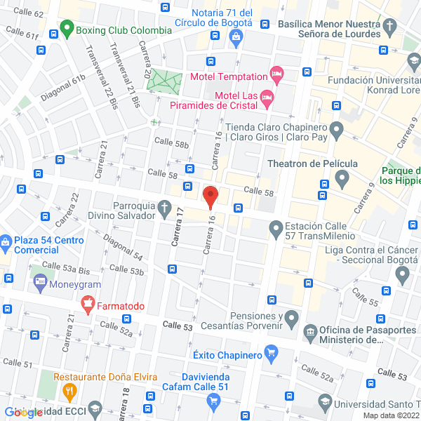 Map of Vittorelli Pizza