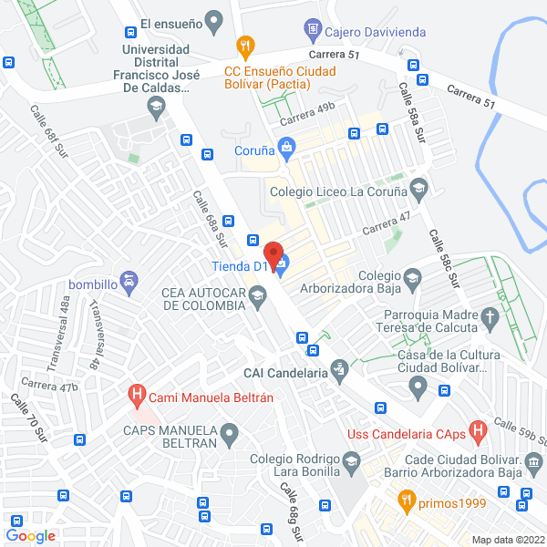 Map of Gimnasio Body Succes