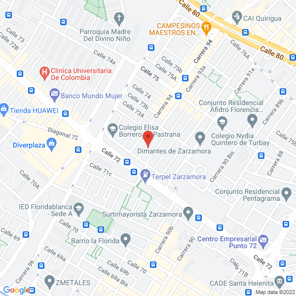 Map of Gimnasio Moderno San Miguel Arcangel