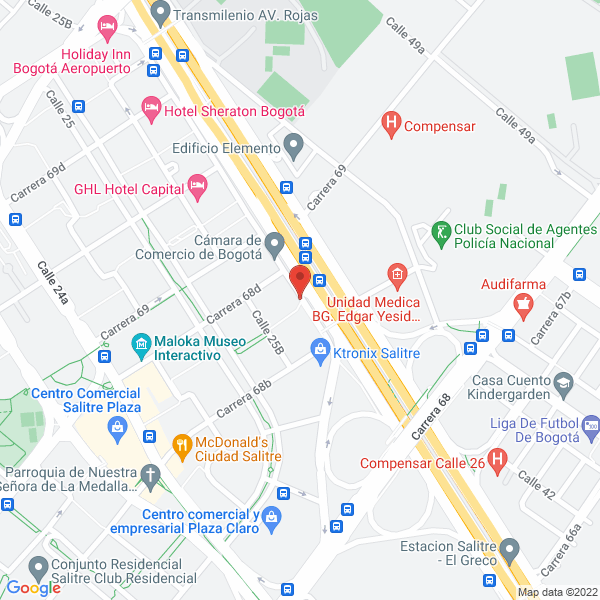 Map of Gr Plataforma Empresarial S.A.