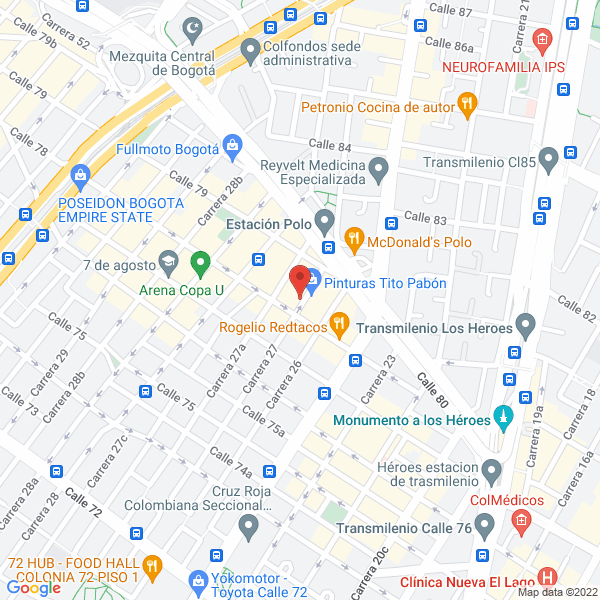 Map of Gráficas Fierro
