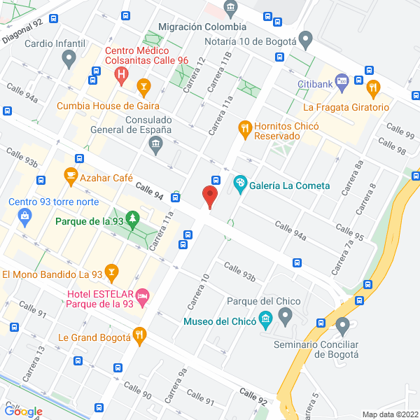 Map of Graficas Mundo Nuevo Ltda