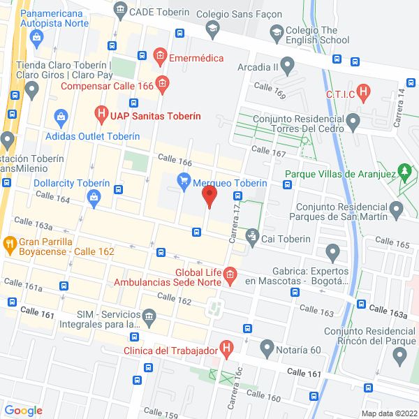 Map of Hombres De Barro Reproducciones Ltda